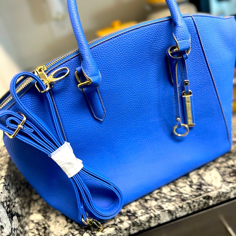 Royal blue handbag, never worn